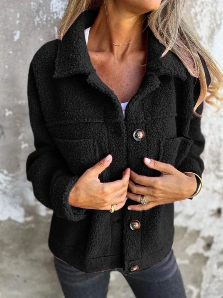 Cozy Sherpa Jacket by Sandra