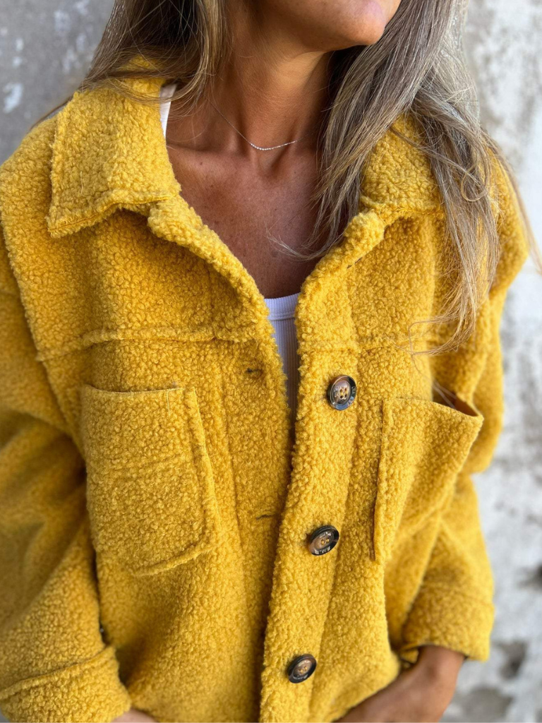Cozy Sherpa Jacket by Sandra