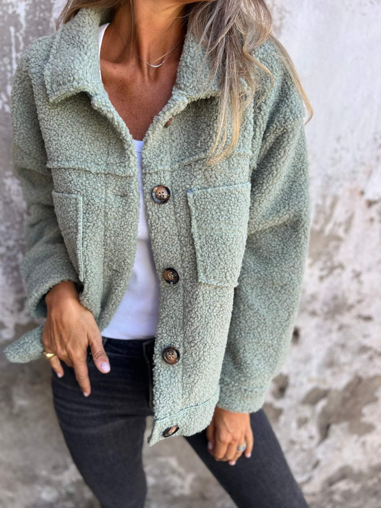 Cozy Sherpa Jacket by Sandra