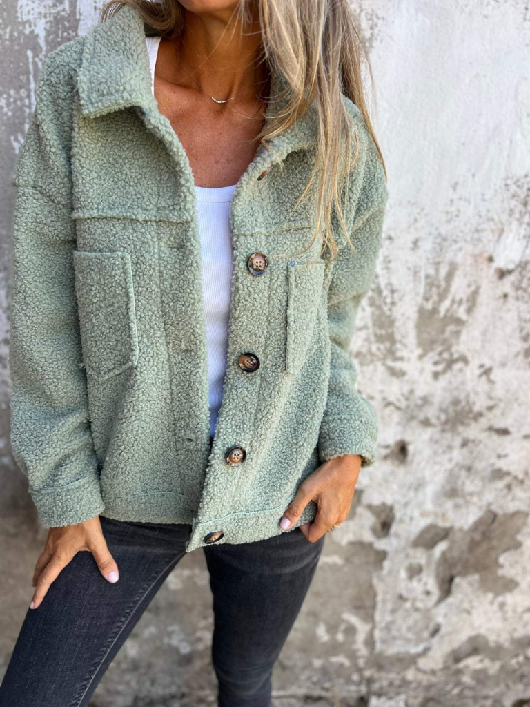 Cozy Sherpa Jacket by Sandra
