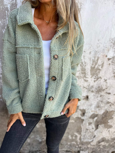 Cozy Sherpa Jacket by Sandra