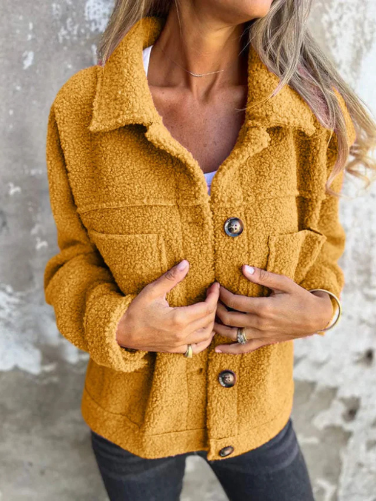 Cozy Sherpa Jacket by Sandra