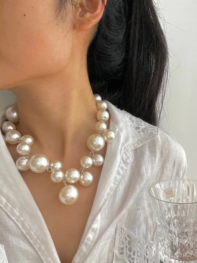 Maria Statement Pearl Necklace
