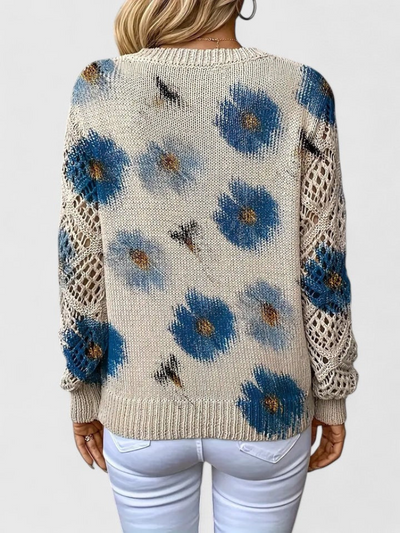 Maribelle Floral Knit Sweater