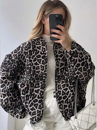 Madison – Bold Leopard Coat