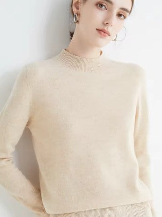 LALEI | Cozy Wool Sweater with High Collar