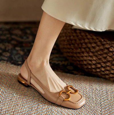 Brenna™ | Leather Orthopedic Buckle Sandals