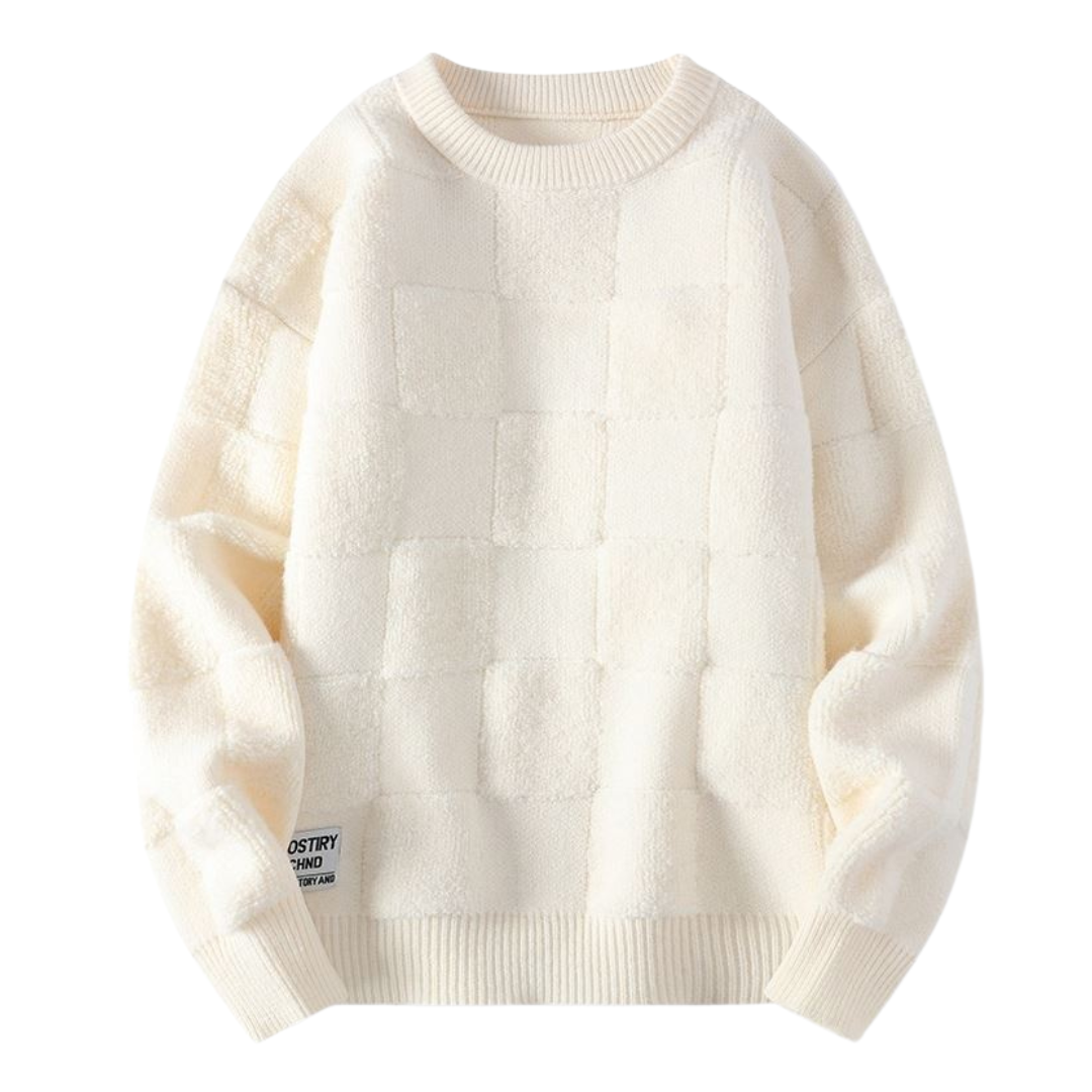 Unique Checkered Sweater