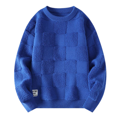 Unique Checkered Sweater