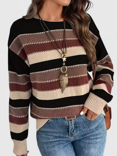 Muted Striped Sweater