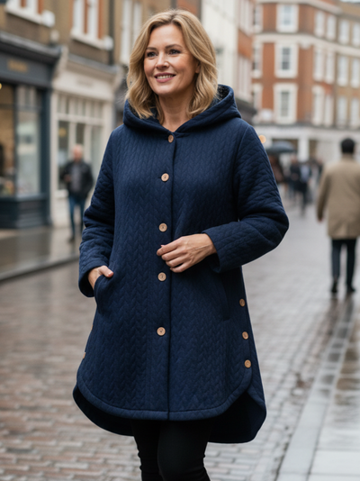 Julie | Quilted Hooded Coat