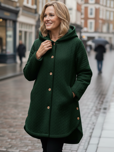 Julie | Quilted Hooded Coat