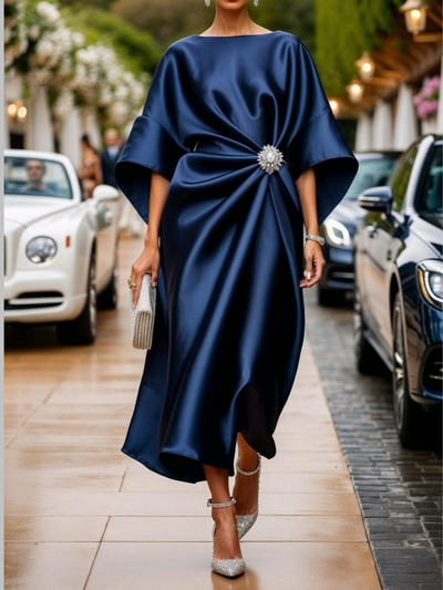 MARIS ELEGANT SATIN DRESS