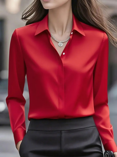 Marielle Satin Finish Blouse