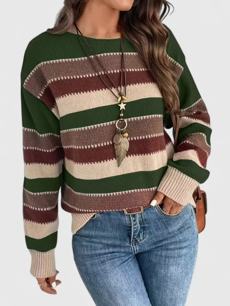 Muted Striped Sweater