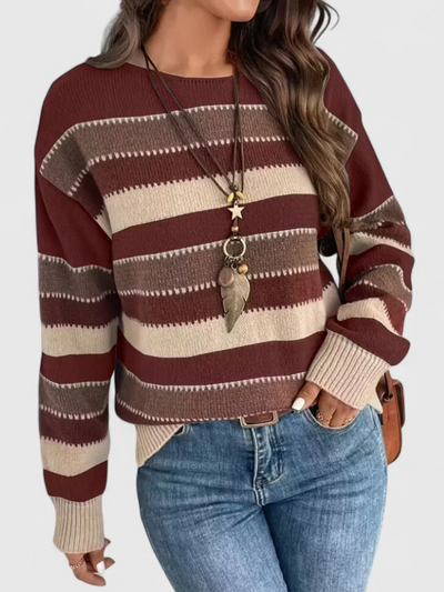 Muted Striped Sweater