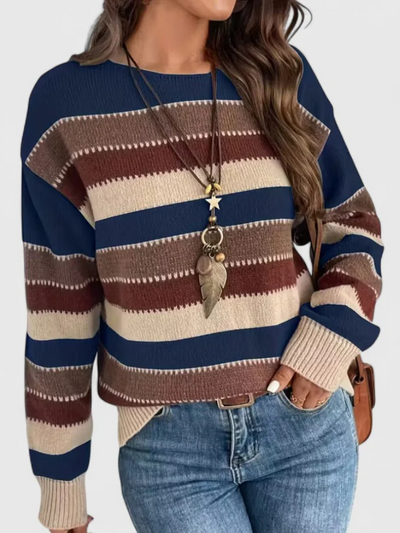 Muted Striped Sweater