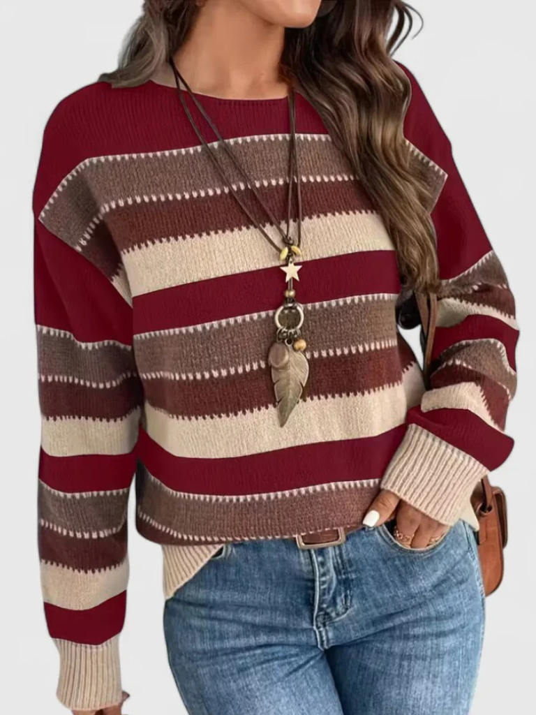 Muted Striped Sweater