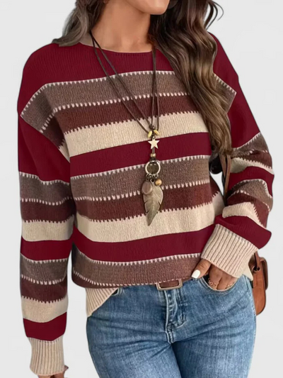 Muted Striped Sweater