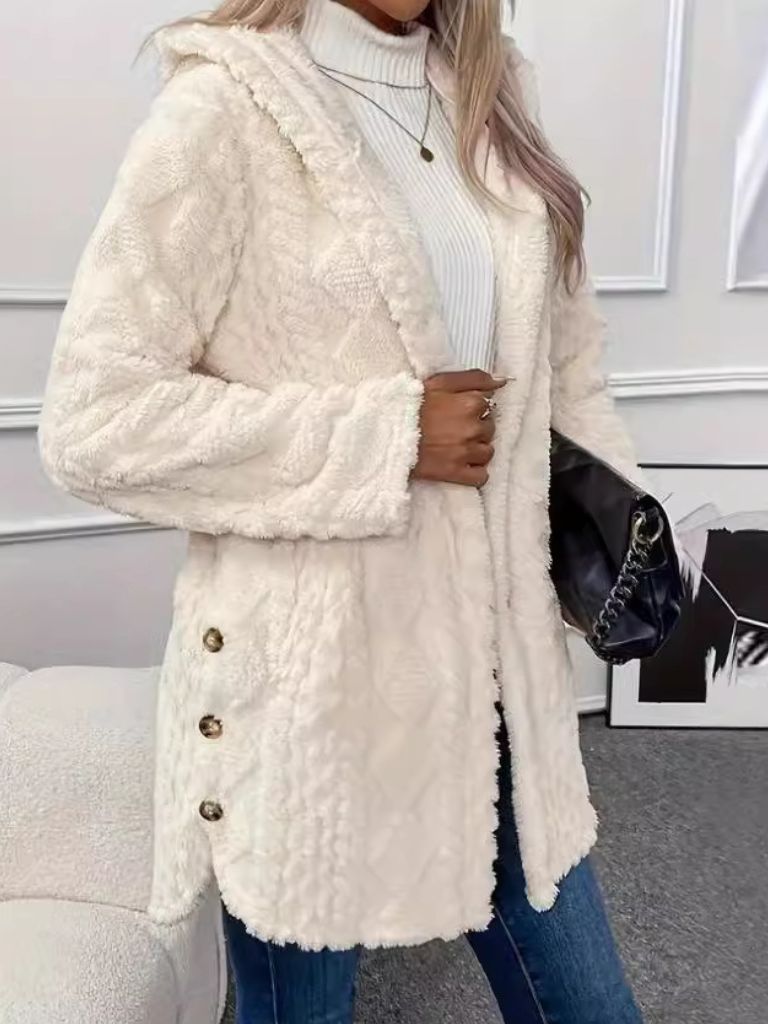Laura Hooded Cardigan Coat