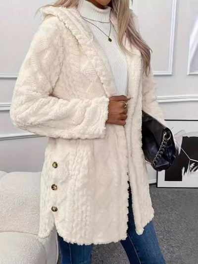 Laura Hooded Cardigan Coat