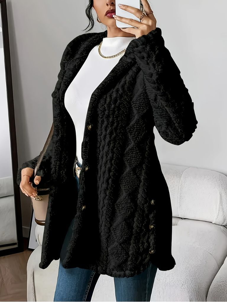 Laura Hooded Cardigan Coat