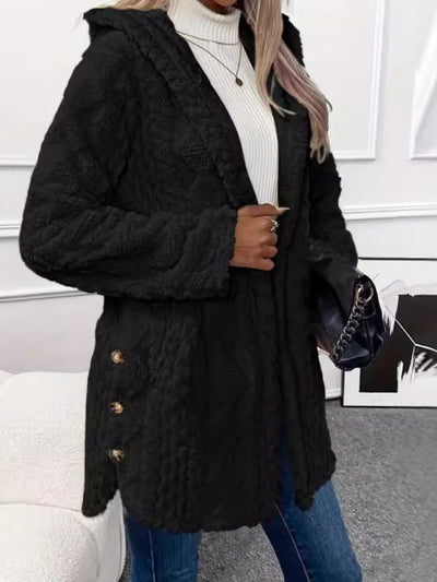 Laura Hooded Cardigan Coat