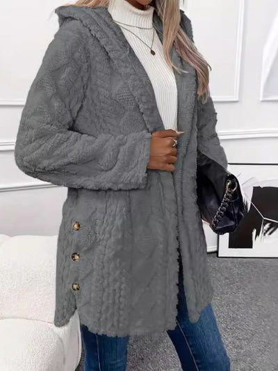 Laura Hooded Cardigan Coat