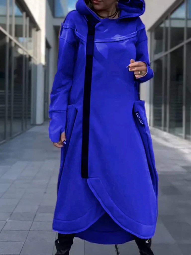 EVILISSE Extended Zip-Up Hoodie
