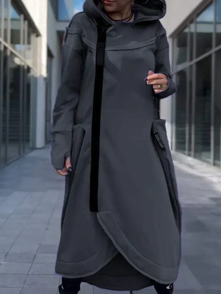 EVILISSE Extended Zip-Up Hoodie