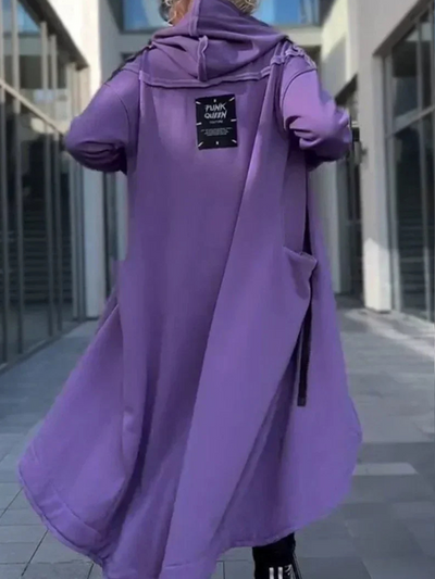 EVILISSE Extended Zip-Up Hoodie
