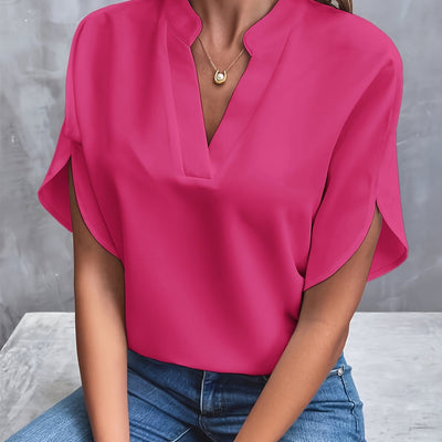 JULITA | Elegant blouse with draping