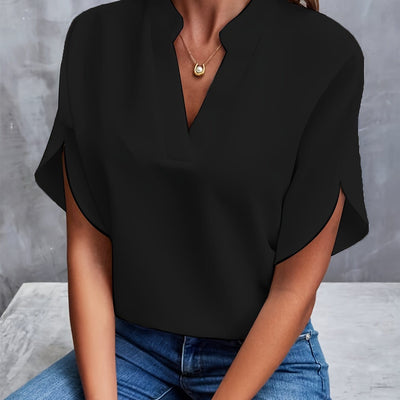 JULITA | Elegant blouse with draping