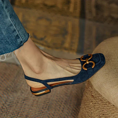 Brenna™ | Leather Orthopedic Buckle Sandals