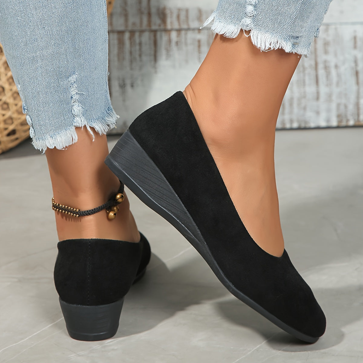 Éliane™ – Comfortable Ballet Flats with Wedge Heel