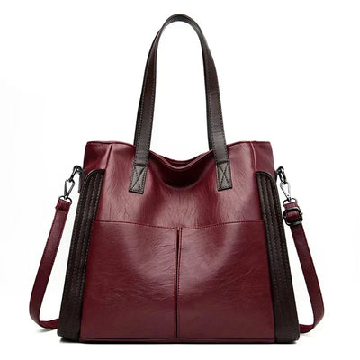 Mia | Stylish Oversized PU Leather Crossbody Bag