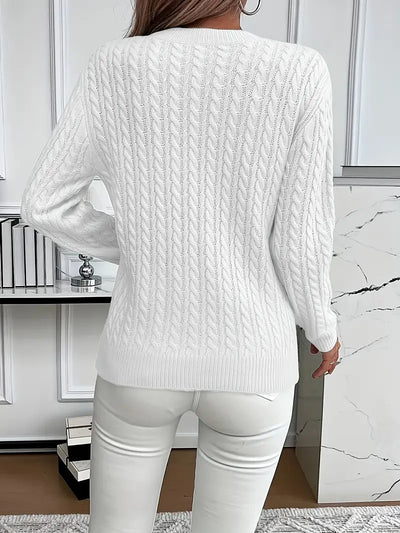 Bernila | Women's Cable Knit Sweater