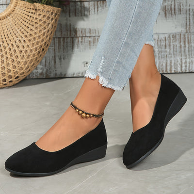 Éliane™ – Comfortable Ballet Flats with Wedge Heel