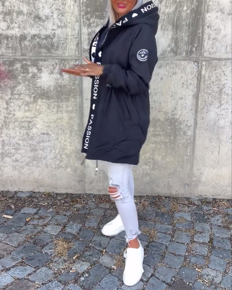 Nathalia - Classic Jacket with Zip Closure