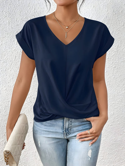 ANA | Elegant Casual Blouse with V-Neck