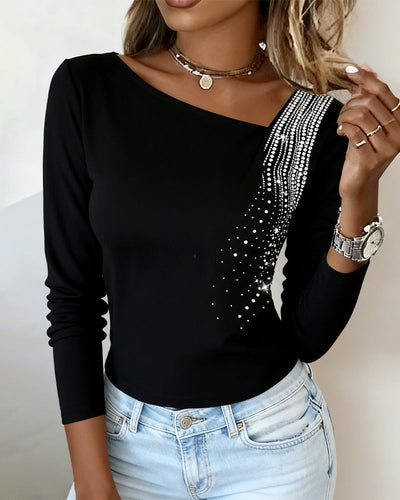 Long Sleeve Printed Top