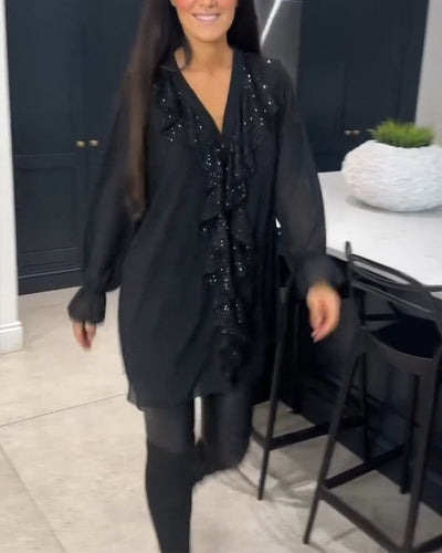 Ruffled Blouse with Elegant Style