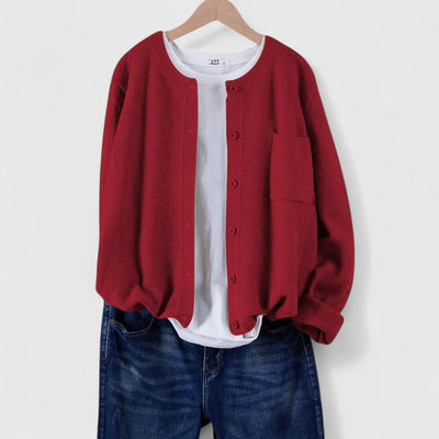 Clara - Casual Button-Up Cardigan