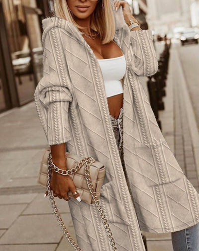 Mona Lisa - Long Hooded Cardigan