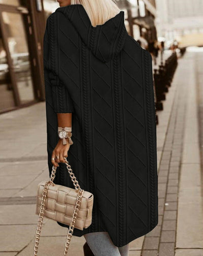 Mona Lisa - Long Hooded Cardigan