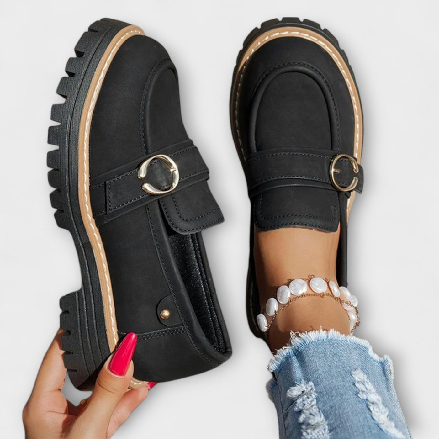 Lora – Lightweight Slipper with Round Toe