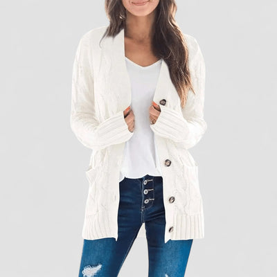 MARZENA | Cozy Cable Knit Cardigan