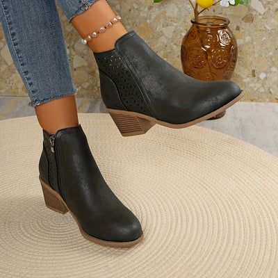 Léonie™ – Breathable Ankle Boots with Lasting Comfort