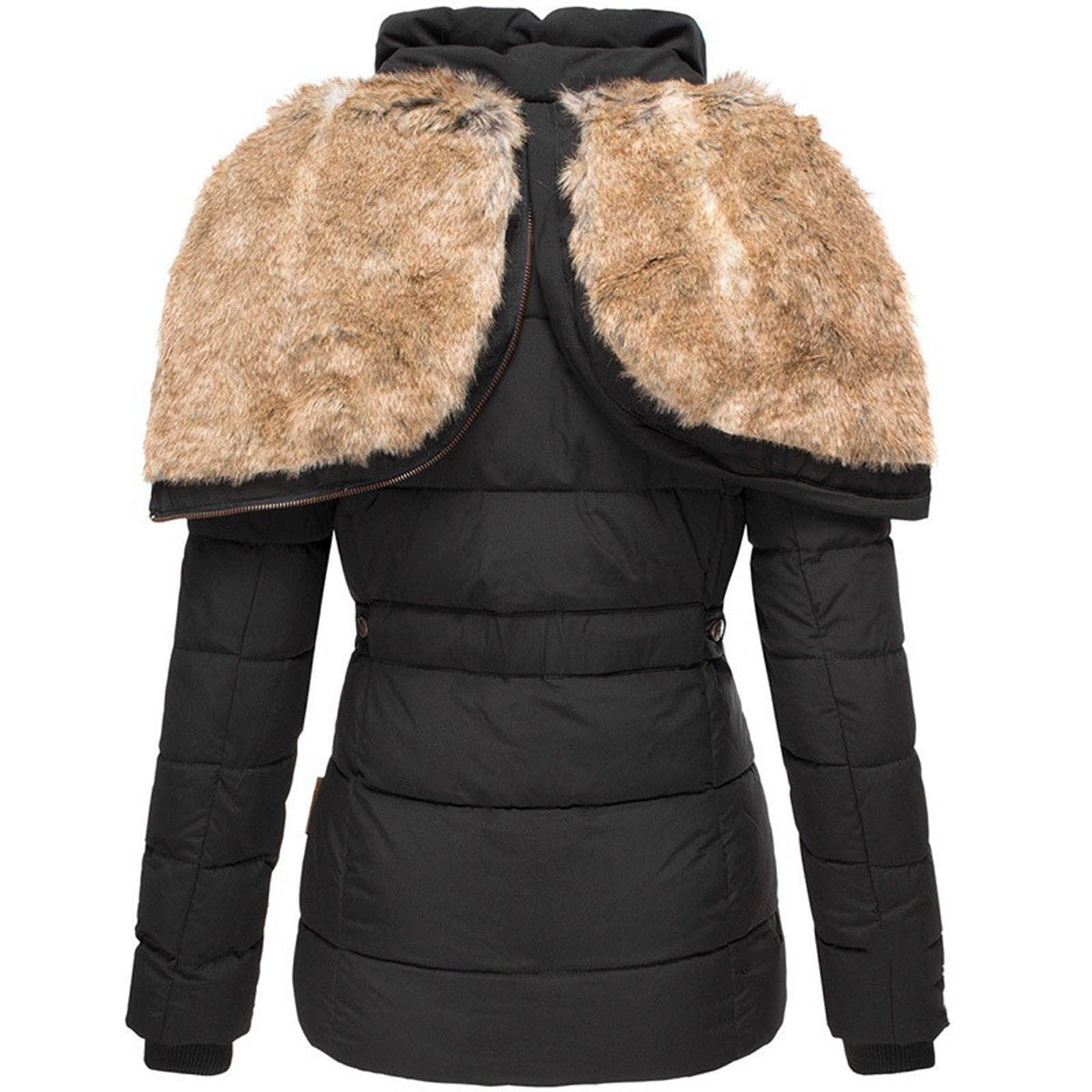 Hanne™ – Winter Jacket with Fluffy Collar and Slim Fit