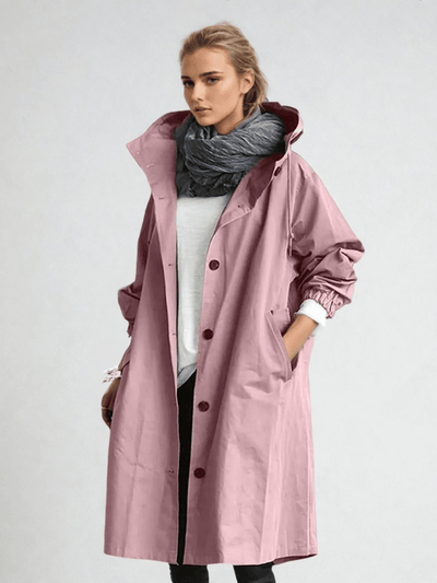 Joelle – Elegant Waterproof Trench Coat